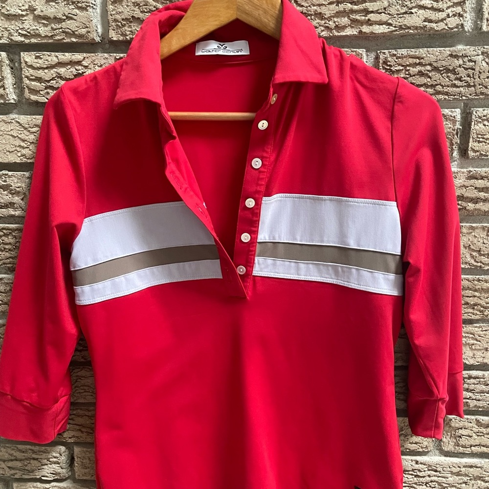 Walter Genuin Retro Themed Golf shirt
